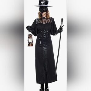 Medieval Plague Doctor Halloween Horror Costume Women's Size Medium